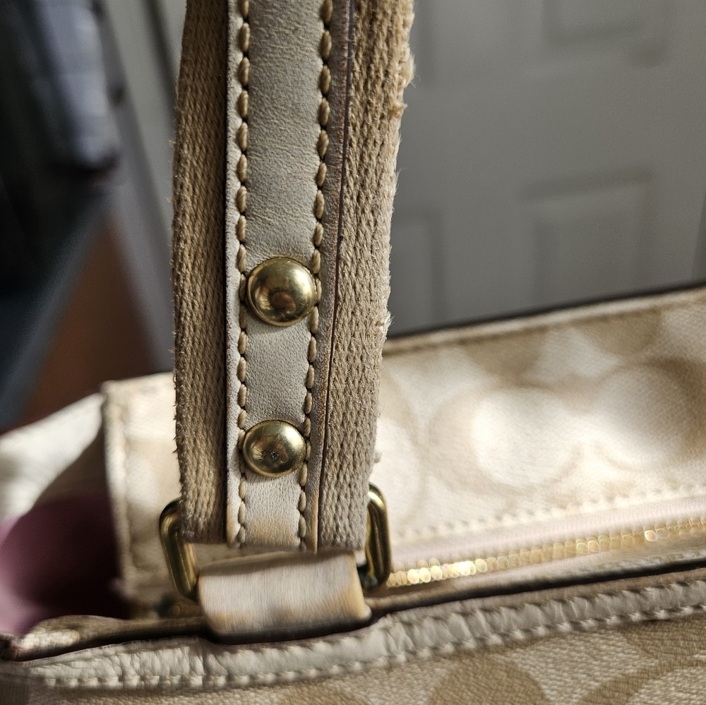 Pre-loved Vintage COACH CHELSEA HERITAGE  Leather Signature Tote - Picture 10 of 16
